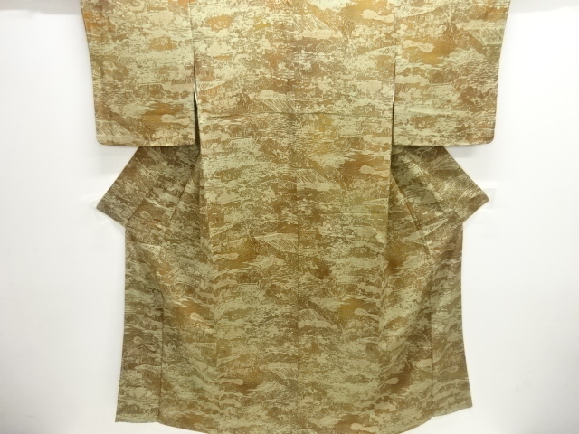 JAPANESE KIMONO / KOMON / SCENERY OF HOUSE